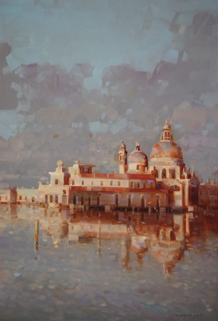 Venice, Cityscape oil Painting, Handmade art, One of a Kind, Signed with Certificate of Authenticity 