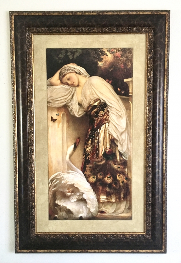 Figurative art by Frederic Leighton, Painting, Antique Style, Reproduction, Hi quality Giggle print, Large size, Framed, Ready to Hang 