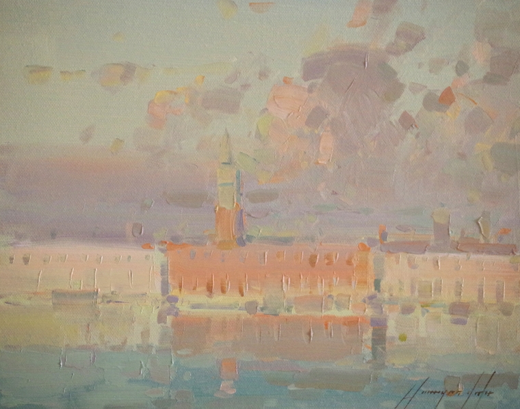 Venice, Cityscape, Original oil Painting, Handmade art, One of a Kind   